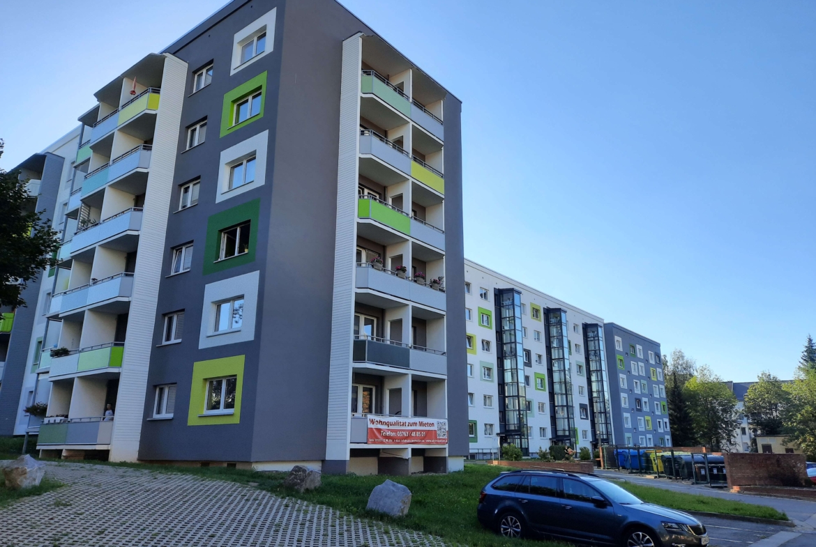 Schnell zugreifen* Schöne 1-RaumWE mit Badewanne & Balkon in Chemnitz