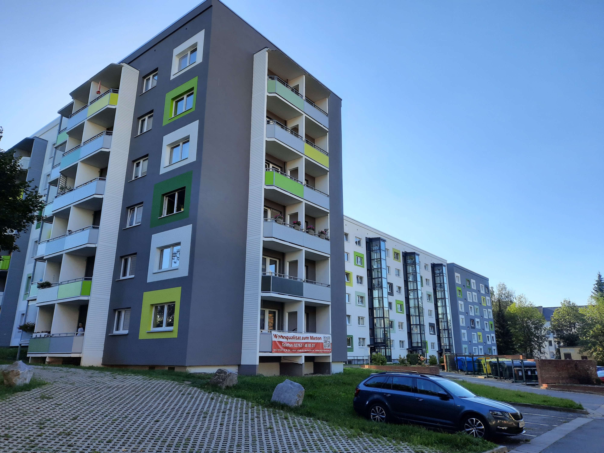 Schnell zugreifen* Schöne 1-RaumWE mit Badewanne & Balkon in Chemnitz