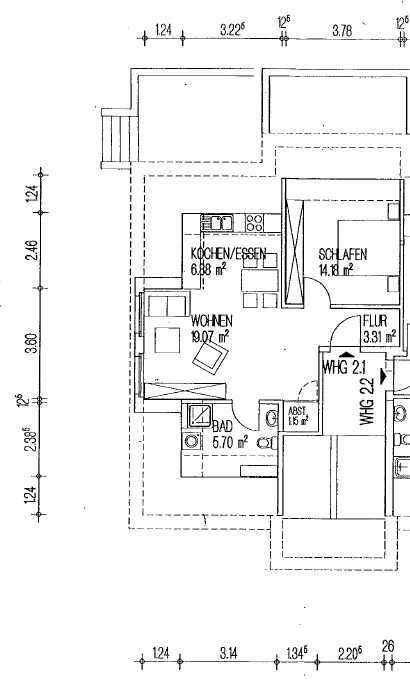 1 Monat kaltmietfrei* Renovierte 2 RaumWE mit Dusche & Gastherme in Meerane