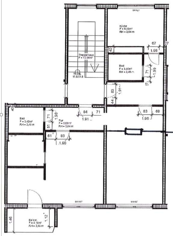3,5 RaumWE mit 2 Bädern, Balkon und Einbauküche in Chemnitz