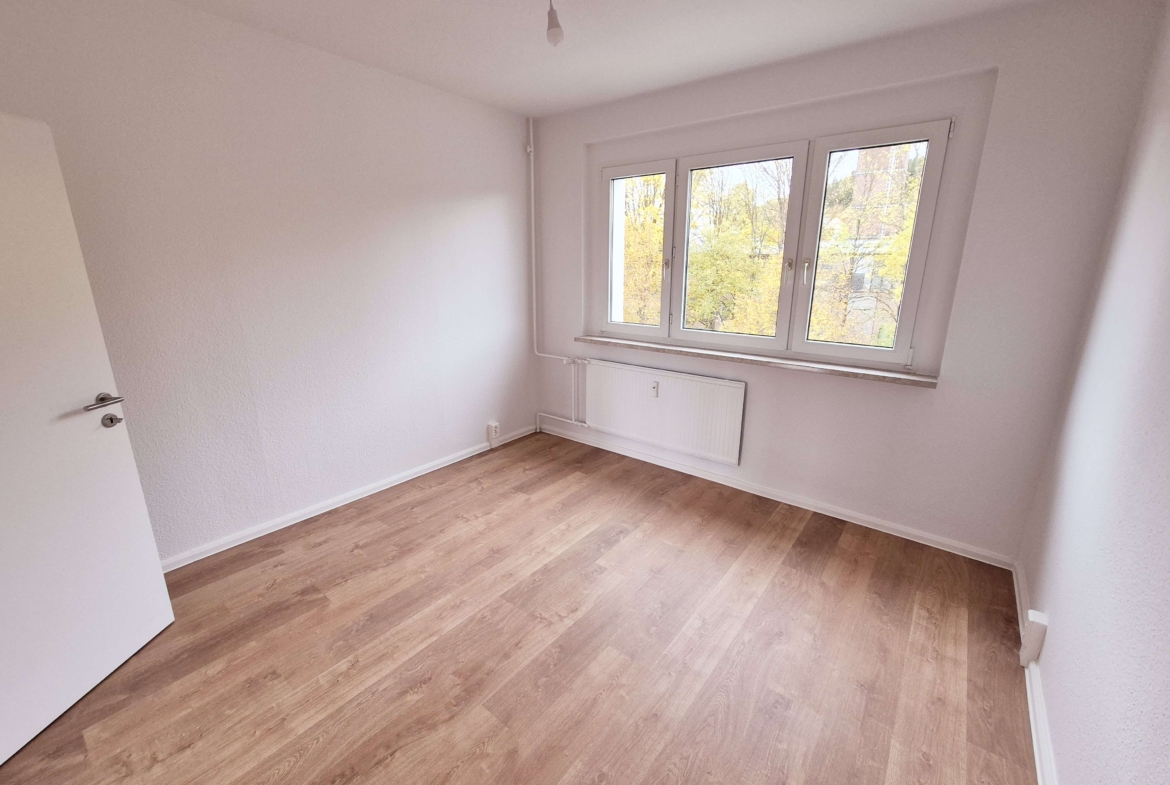 4-Raum-Wohnung mit Balkon, frisch saniert mit Traum-Ausblick! Jetzt besichtigen! in Klingenthal