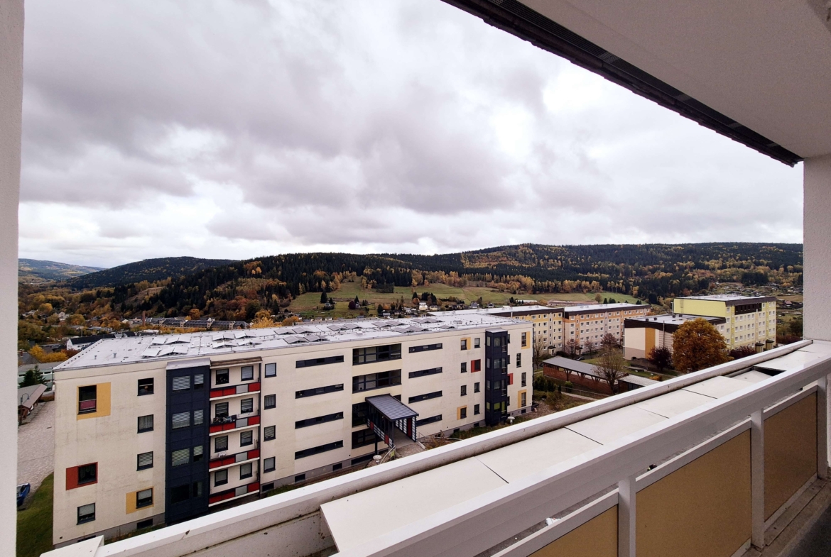 4-Raum-Wohnung mit Balkon, frisch saniert mit Traum-Ausblick! Jetzt besichtigen! in Klingenthal