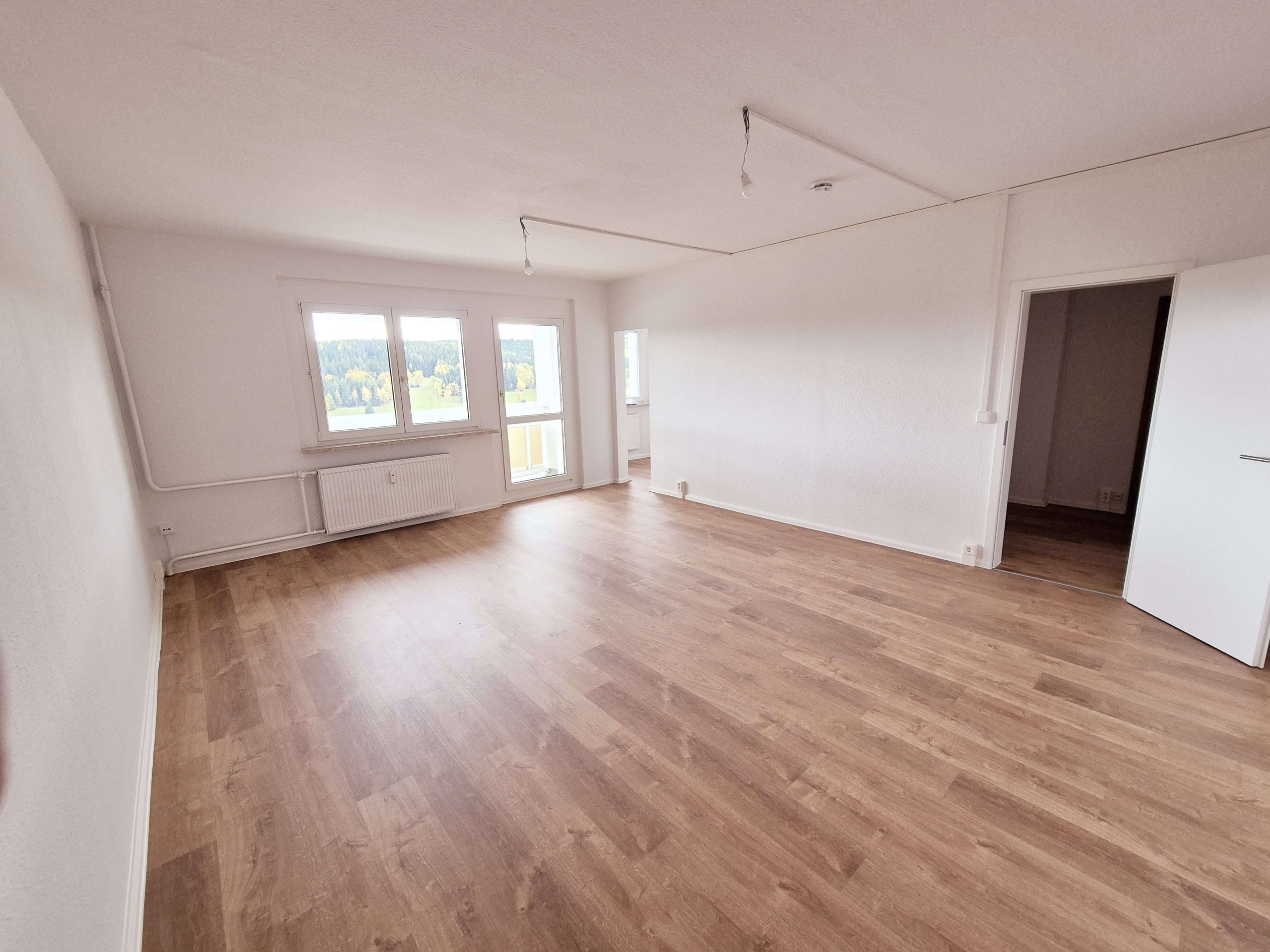 4-Raum-Wohnung mit Balkon, frisch saniert mit Traum-Ausblick! Jetzt besichtigen! in Klingenthal